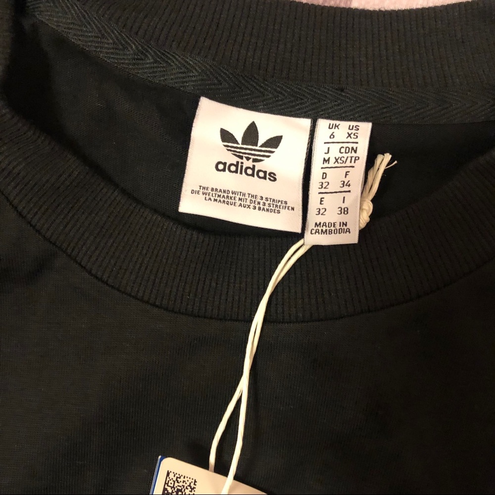 NWT Adidas Trefoil Oversized T-Shirt Dress DV2607 - Picture 14 of 14